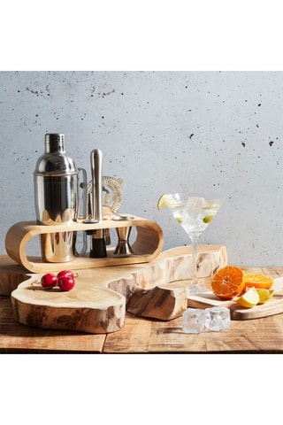 Coffret cocktail en acier inoxydable - 8 pièces