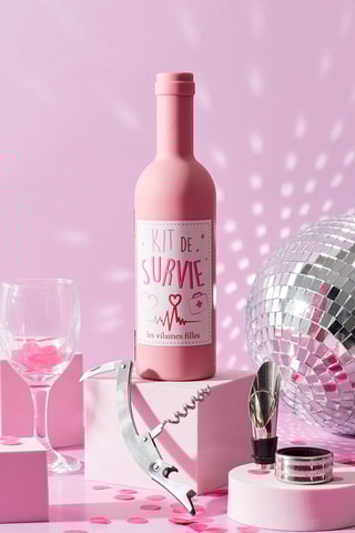 Coffret sommelier en acier inoxydable - 3 pièces
