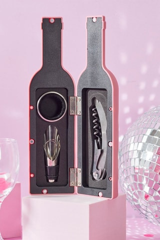 Coffret sommelier en acier inoxydable - 3 pièces