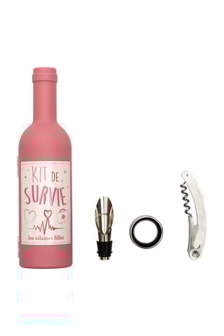 Coffret sommelier en acier inoxydable - 3 pièces