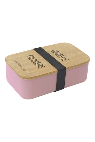 Lunch box avec couvercle en bambou - 85 cl