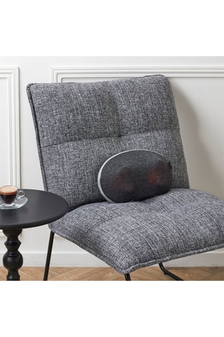 Coussin masseur - Gris foncé chiné - 30 x 10,5 x 19 cm