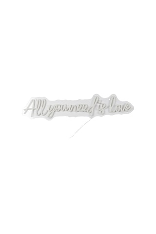 Lampe effet néon All you need is love - Violet