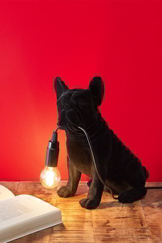 Lampe bouledogue - Noir