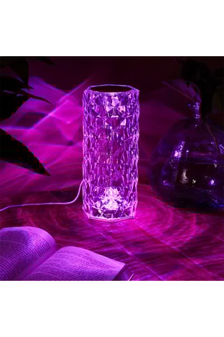 Lampe de table LED - Transparent