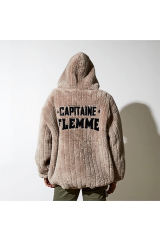Sweat à capuche - Marron et noir