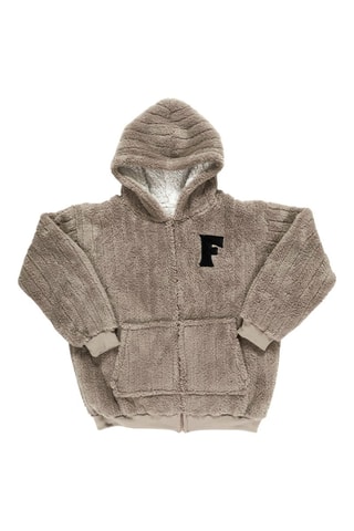 Sweat à capuche - Marron et noir