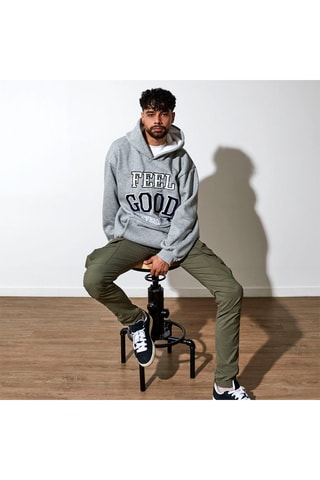 Sweat à capuche - Gris chiné