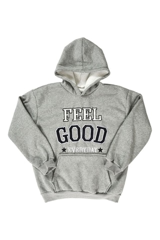 Sweat à capuche - Gris chiné