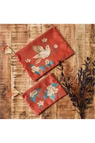 2 pochettes en velours - Modèle aléatoire