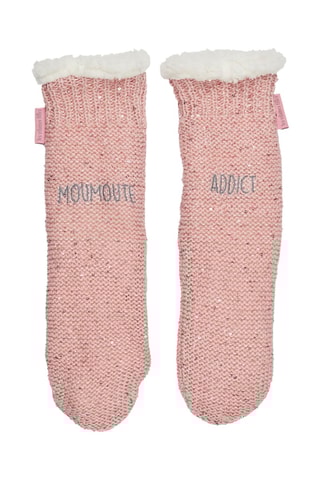 Chaussettes fourrées antidérapantes - Modèle aléatoire