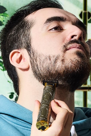 Tondeuse barbe et cheveux - Noir - 3 longueurs de coupe