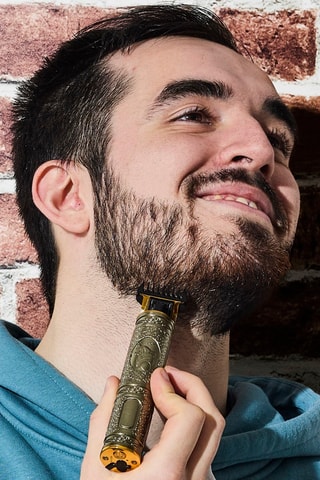 Tondeuse barbe et cheveux - Noir - 3 longueurs de coupe