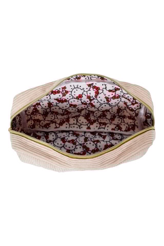 Trousse de toilette en velours Hello Kitty Sanrio - Rose