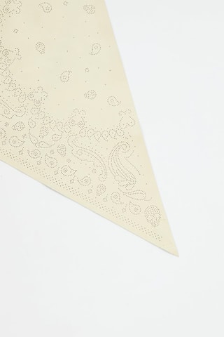 Foulard en cuir d’agneau - Beige