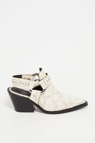 Sabots en cuir - Blanc