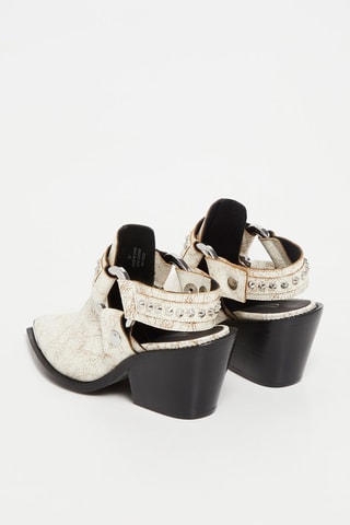 Sabots en cuir - Blanc