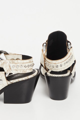 Sabots en cuir - Blanc