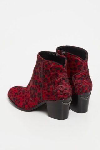 Bottines - Rouge