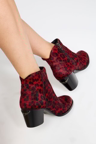 Bottines - Rouge