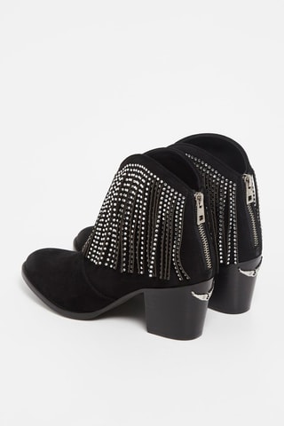 Bottines en nubuck - Noir
