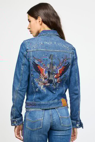 Veste en jean - Bleu