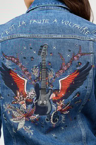 Veste en jean - Bleu