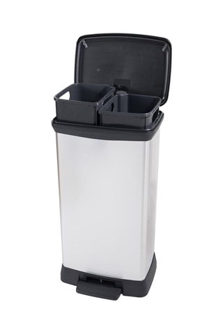 Afvalbak met Pedaal Deco - 2 x 23 l 