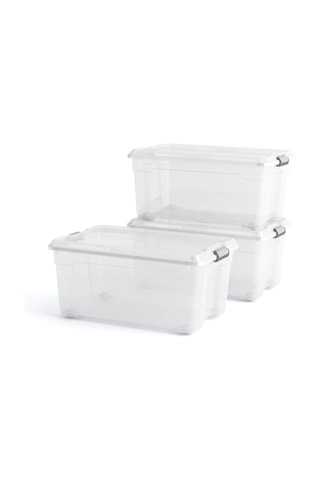 Opbergdoos Moover Box - 45 l - Transparant