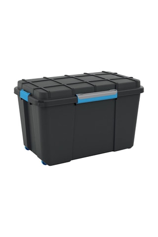 Boîte de rangement - 110 l - Noir