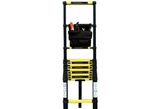 Uitschuifbare Ladder-trapladder Grafitek, Beschermhoes en Gereedschaphouder