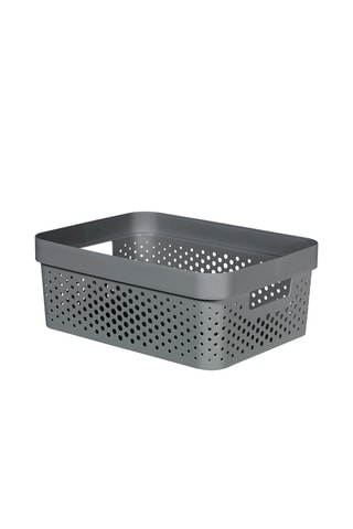 Opbergbak Infinity Dots  11 l - Antraciet