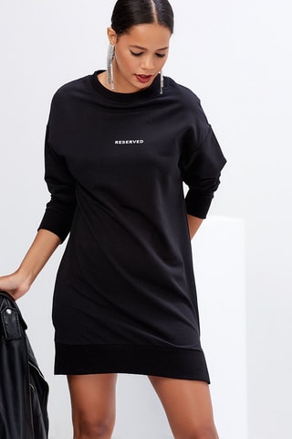 Sweaterjurk Zwart