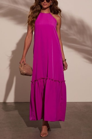 Lange Jurk - Fuchsia