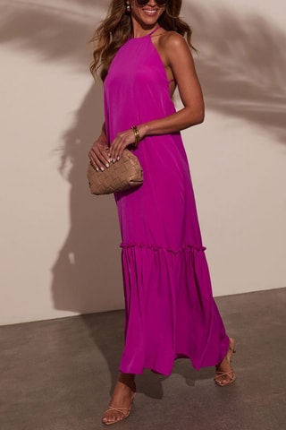 Lange Jurk - Fuchsia
