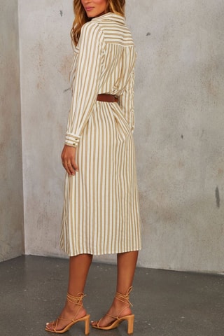 Blouse-jurk - Beige