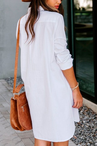 Blouse-jurk Wit