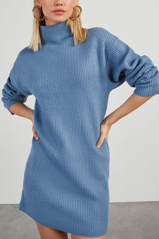 Trui-jurk - Blauw