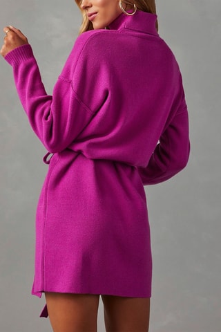 Trui-jurk - Fuchsia