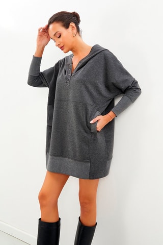Sweaterjurk Antraciet