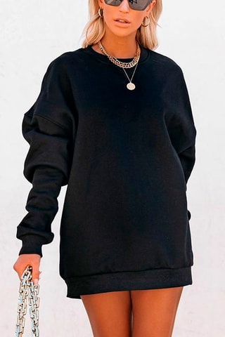 Sweaterjurk - Zwart