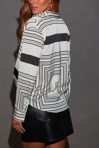 Blouse - Wit en Zwart
