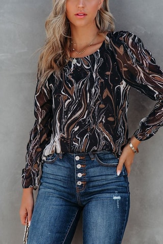 Top Zwart en Bruin