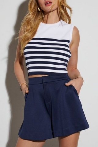 Short - Marineblauw