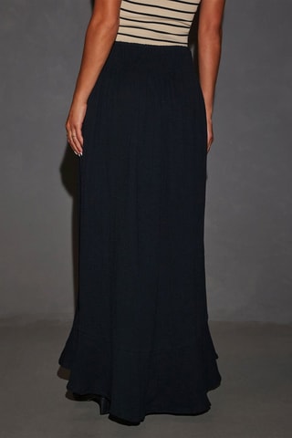 Lange Rok Hoge Taille - Zwart