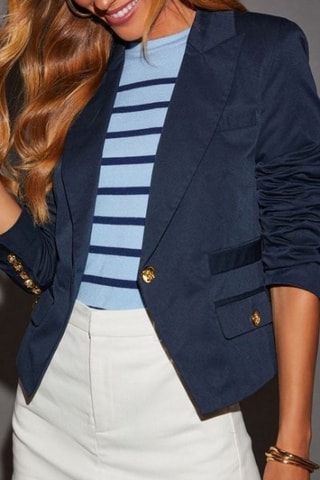 Blazer - Marineblauw
