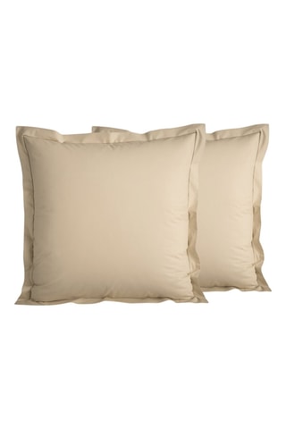 Perkalkatoenen Kussensloop 80 Draad/cm² - Linnenkleurig