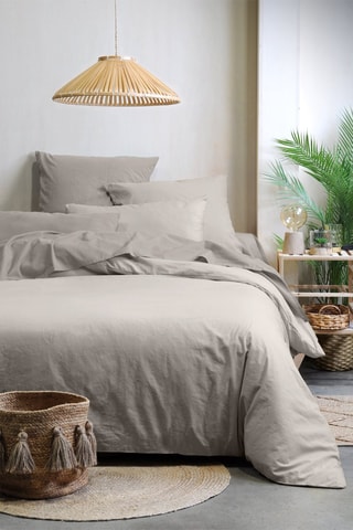 Biologisch Katoenen Kussensloop 57 Draad/cm² Horizon - Linnenkleurig