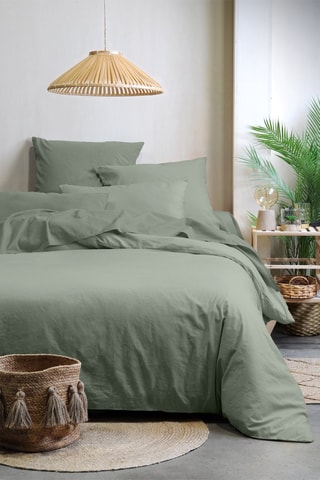 Biologisch Katoenen Kussensloop 57 Draad/cm² Horizon - Kaki