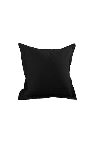 Katoenen Kussensloop 57 Draad/cm² Alicia - Zwart